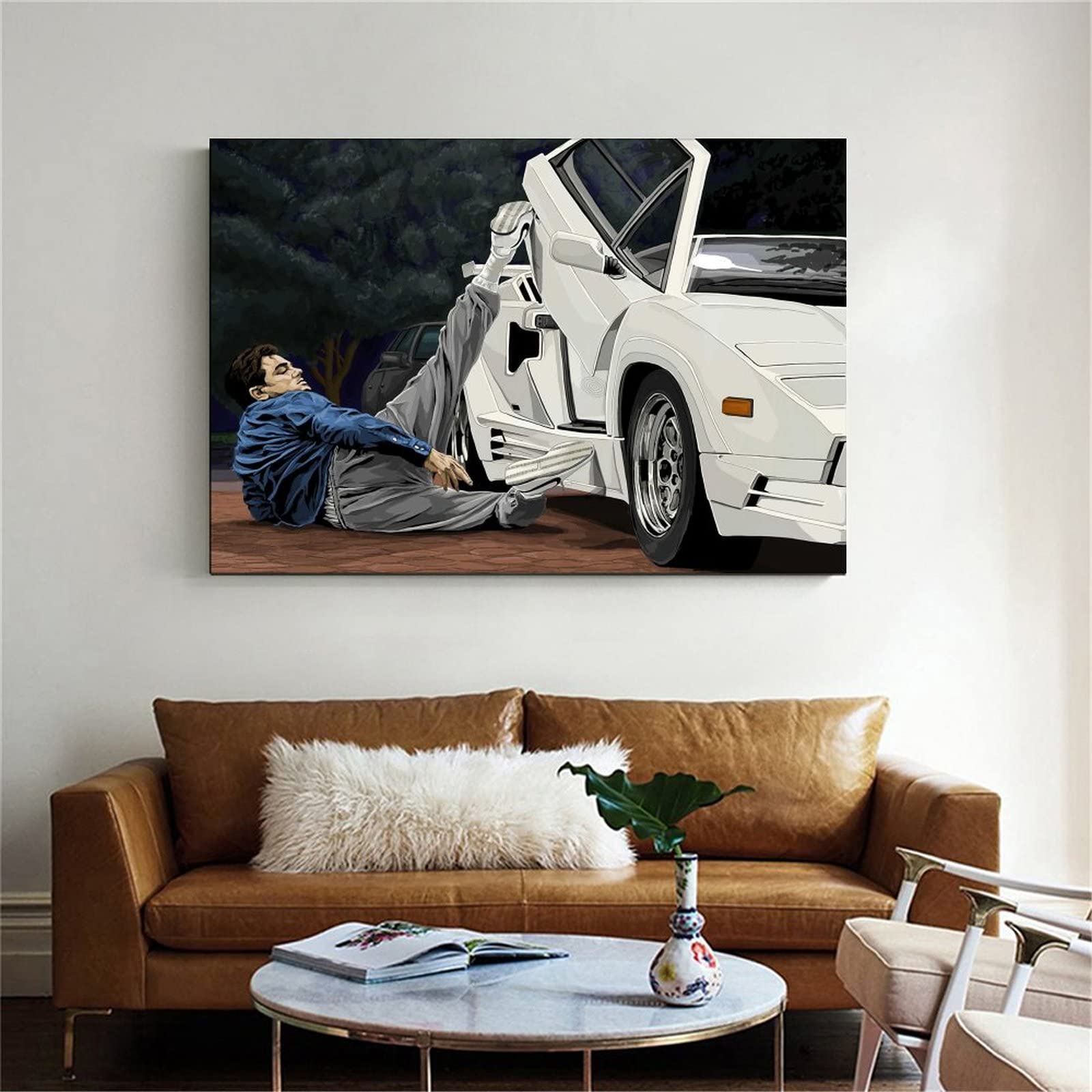 THE WOLF OF WALL STREET アートポスター LNBIQGG Wolf of Wall Street Leonardo Dicaprio Canvas Art Poster